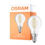 Osram Parathom Classic LED E14 Kugel Fadenlampe Klar 4W 470lm - 827 Extra Warmweiß | Relax and Active - Ersatz für 40W