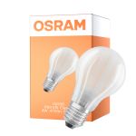 Osram Classic LED E27 Birne Fadenlampe Matt 4W 470lm - 865 Tageslichtweiß | Ersatz Für 40W