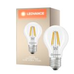 Ledvance Classic LED E27 Birne Fadenlampe Klar 3.4W 470lm - 827 Extra Warmweiß | Dimmbar - Ersatz Für 40W