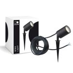 D'Lite Erdspießleuchte Fuse Stromkabel Schwarz | IP65 - Geeignet für 1x GU10 | incl. cable 2 Meter