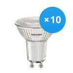 Mehrfachpackung 10x Noxion PerfectColor LED-Spot GU10 PAR16 3W 230lm 60D - 927 Extra Warmweiß | Höchste Farbwiedergabe - Dimmbar - Ersatz für 35W