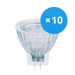 Mehrfachpackung 10x Osram Performance LED-Spot Reflektor GU4 MR11 4.5W 345lm 36D - 927 Extra Warmweiß | Höchste Farbwiedergabe - Dimmbar - Ersatz Für 35W