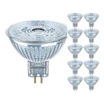 Mehrfachpackung 10x Osram Performance LED-Spot Reflektor GU5.3 MR16 5W 345lm 36D - 927 Extra Warmweiß | Höchste Farbwiedergabe - Dimmbar - Ersatz Für 35W