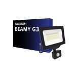Noxion LED-Scheinwerfer Beamy G3 50W 5500lm 110D - 840 Kaltweiß | IP44 - Bewegungs- und Lichtsensor - Symmetrisch