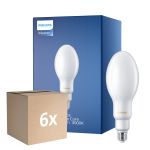 Mehrfachpackung 6x Philips TrueForce Core LED E27 HPL/SON Matt 36W 5500lm 300D - 830 Warmweiß | Ersatz Für 125W