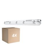 Mehrfachpackung 4x Ledvance LED Feuchtraumleuchte Feuchtigkeitsdicht Value 40W 4800lm - 840 Kaltweiß | 120cm 
