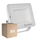 Mehrfachpackung 8x Ledvance LED-Scheinwerfer Compact Weiß 50W 5000lm 100D - 865 Tageslichtweiß | IP65 - Symmetrisch 