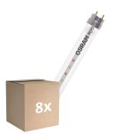 Mehrfachpackung 8x Osram LED Röhre T8 Fluora (EM/Mains) Standard Output 18.3W 1450lm - 825 Extra Warmweiß | 150cm - Ersatz Für 58W