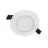 Ledvance Downlight Slim Alu Weiß 8W 800lm 90D - 830 Warmweiß | Ausschnitt 100mm - IP44 