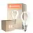 Mehrfachpackung 6x Osram Classic LED E14 Kugel Fadenlampe Klar 5.5W 806lm - 827 Extra Warmweiß | Dimmbar - Ersatz Für 60W