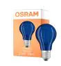 Osram LED Star Classic Decor E27 Birne Fadenlampe Matt 2.5W 10lm - Blue | Ersatz Für 4W