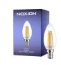 Noxion Lucent LED E14 Kerze Fadenlampe Klar 4.5W 470lm - 827 Extra Warmweiß | Dimmbar - Ersatz für 40W