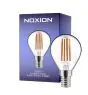 Noxion Lucent Lustre LED E14 Kugel Fadenlampe Klar 4.5W 470lm - 827 Extra Warmweiß | Dimmbar - Ersatz für 40W