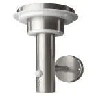 Ledvance LED Wandleuchte Endura Stil doppelt Circle Steel 6W 400lm - 830 Warmweiß | Solar - Bewegungs- und Lichtsensor 