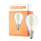 Osram Parathom Classic LED E14 Kugel Fadenlampe Klar 4W 470lm - 827 Extra Warmweiß | Relax and Active - Ersatz für 40W