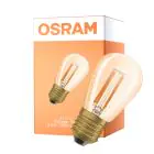 Osram Vintage 1906 LED E27 Edison Fadenlampe Gold 4.8W 360lm - 822 Extra Warmweiß | Dimmbar - Ersatz Für 40W