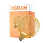 Osram Decor Eben Lamp In Metall Gehäuse LED E27 Globe Matt Gold 3.5W 300lm - 827 Extra Warmweiß | Ersatz Für 25W