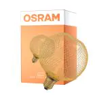 Osram Decor Spiral E27 Globe Fadenlampe Gold 3.5W 170lm - 818 Extra Warmweiß | Dimmbar - Ersatz Für 15W