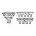 Mehrfachpackung 10x Noxion LED-Spot GU5.3 MR16 7.5W 621lm 60D - 840 Kaltweiß | Dimmbar - Ersatz für 50W
