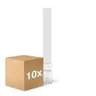 Mehrfachpackung 10x Noxion Lucent PL-S LED 6W - 830 Warmweiß | 4-Pins - Ersatz Für 11W