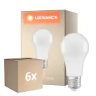 Mehrfachpackung 6x Ledvance Classic LED E27 Birne Matt 14W 1521lm - 827 Extra Warmweiß | Dimmbar - Ersatz Für 100W
