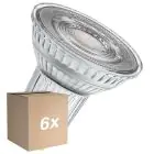 Mehrfachpackung 6x Osram LED Superstar Reflektor Spot GU10 PAR16 6W 575lm 120D - 927 Extra Warmweiß | Höchste Farbwiedergabe - Dimmbar - Ersatz Für 46W