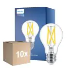 Mehrfachpackung 10x Philips Master LED E27 Birne Fadenlampe Klar 7.2W 1055lm - 922-927 Dim To Warm | Höchste Farbwiedergabe - Dimmbar - Ersatz Für 75W