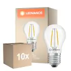 Mehrfachpackung 10x Ledvance Classic LED E27 Birne Fadenlampe Klar 1W 136lm - 827 Extra Warmweiß | Ersatz Für 15W