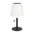 Eglo Tischlampe Montapalma Stahl Schwarz 2W 190lm - 830 Warmweiß | IP54 - Dimmbar - USB-C