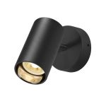SLV Asto Aluminium Spot Noir | Convient pour 1x GU10