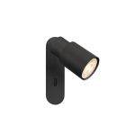 SLV Puri 2.0 Aluminium Spot Noir | Convient pour 1x GU10