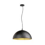 SLV Forchini 50 Suspension Luminaire Plastique Noir | Convient pour 1x E27 