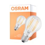 Osram LED Superstar E27 Poire Filament Claire 7.5W 1055lm - 940 Blanc Froid | Meilleur Rendu Des Couleurs - Dimmable - Équivalent 75W