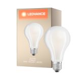 Ledvance Classic LED E27 Poire Filament Dépolie 24W 3452lm - 840 Blanc Froid | Équivalent 200W