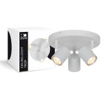 D'Lite Plafonnier Trop Métal Blanc | Convient pour 3x GU10 