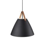 DFTP by Nordlux Suspension Luminaire Strap 48 Noir - Métal | E27 Max 40W
