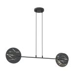 Emibig Suspension Luminaire Xotic Acier Noir | Convient pour 2x E27 - Max 15W