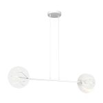 Emibig Suspension Luminaire Xotic Acier Blanc | Convient pour 2x E27 - Max 15W