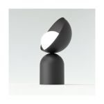 Emibig Lampe De Chevet Boto Acier Noir | Convient pour 1x G9 - Max 8W