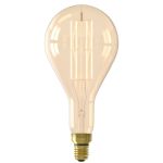 Calex XXL Splash Lumen élevé Dorée LED E27 Filament 3W 250lm- 821 Blanc Très Chaud | Dimmable