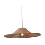Good&Mojo Suspension Luminaire Cancun Rattan Natural S | Convient pour 1x E27 