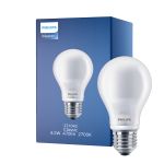 Philips Classic LED Ampoule E27 Poire Dépolie 4.5W 470lm - 827 Blanc Très Chaud | Équivalent 40W