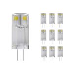 Lot 10x Noxion Bolt LED Capsule G4 0.9W 100lm - 827 Blanc Très Chaud | Équivalent 10W