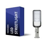 Noxion Éclairage Public LED 70W 8400lm 70x140D - 740 Blanc Froid | IP65 - Détecteur De Lumière - Asymétrique