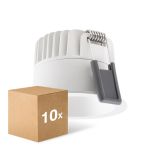 Lot 10x Ledvance LED  SPOT DARKLIGHT Aluminium  8W 680lm 36D - 930 Blanc Chaud | Diamètre 68mm - IP44 - Meilleur Rendu Des Couleurs -  Dimmable