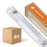 Lot 6x Ledvance Réglette LED Étanche Imperméable Boîtier Vide  Performance | Convient pour 2x150cm Tube LED