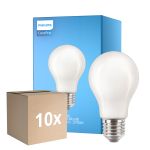 Lot 10x Philips Corepro LED Ampoule E27 Poire Dépolie 10.5W 1521lm - 827 Blanc Très Chaud | Équivalent 100W