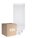 Lot 10x Ledvance Dulux-T LED 7W - 840 Blanc Froid | 4-Pins - Équivalent 18W
