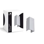 D'Lite Applique Murale Aurora Aluminium Argent Up & Down 6.5W 500lm - 830-840 CCT | IP54