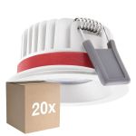 Lot 20x Ledvance LED  SPOT FIRE RATED Aluminium  8W 720lm 36D - 940 Blanc Froid | Diamètre 68mm - IP65 - Meilleur Rendu Des Couleurs -  Dimmable